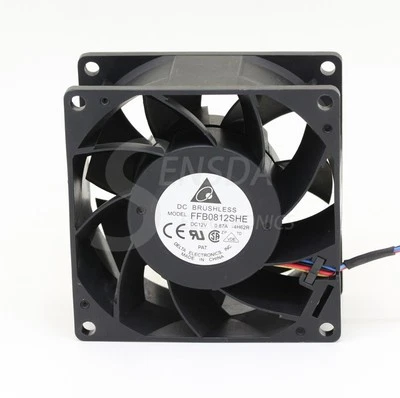 Delta Electronics FFB0812SHE 80mm DC12V 0.87A Server Cooling Fans Server Square  - Image 1 of 4