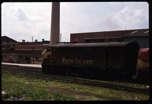 Original Rail Slide - CRI&P Rock Island 675 no location 6-1977 NON K Film Agfa - Picture 1 of 1