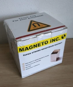 MAGNETO INC. Silver High Quality NDFEB Highest N42 Grade Neodymium Magnet Used - Picture 1 of 13