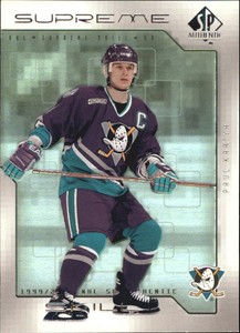 1999-00 SP Authentic Supreme Skill #SS1 Paul Kariya