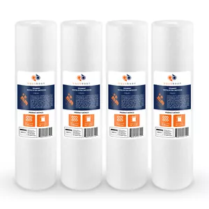 4PK of Big Blue 5 Micron 20" x 4.5" Sediment Water Filter Cartridge by Aquaboon - Picture 1 of 8