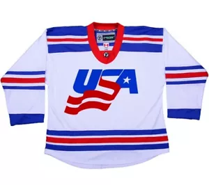 USA Heritage Ice Hockey Jersey New! Free Shipping Go Team USA - Picture 1 of 7