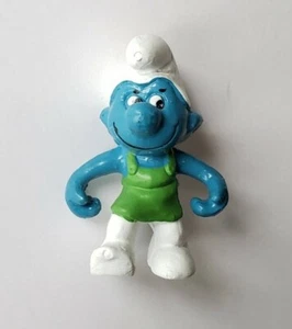 Smurf Gardener Smurf 20028 Rare Vintage Figures PVC Toy Figurines Schleich - Picture 1 of 3