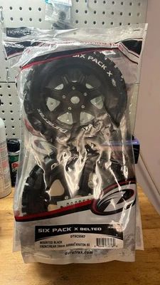 NEW Unopened!!! Duratrax Six Pack X Belted Pair  DTXC5587 24mm - Image 1 of 4