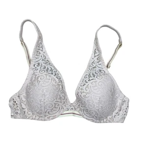 ThirdLove Reggiseno Artigianale Pizzo Tuffo Vaniglia Francese Taglia 34B - Foto 1 di 13