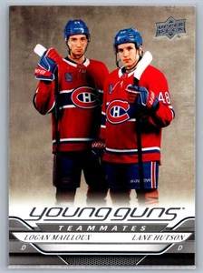 2024-25 Upper Deck #497 Logan Mailloux / Lane Hutson YG - Bild 1 von 2
