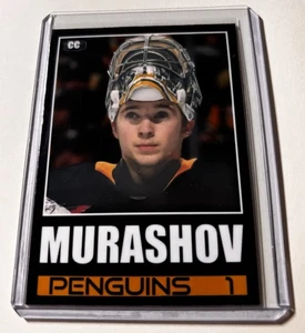 SERGEI MURASHOV PITTSBURGH PENGUINS ACEO ART CARD MY ORIGINAL DESIGN - Picture 1 of 1