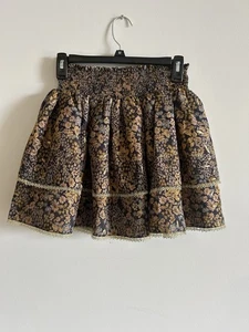 Imoga Mädchen Rock Größe 12 Boutique Designer Urlaub Party neu ohne Etikett $ 98 gold schwarz - Bild 1 von 8