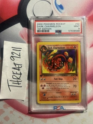 Pokemon - Team Rocket Dark Charmeleon 32/82 First Edition PSA 9 - Image 1 of 2