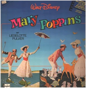 Walt Disney Mary Poppins GATEFOLD + BOOKLET NEAR MINT Disneyland Vinyl LP - Picture 1 of 1