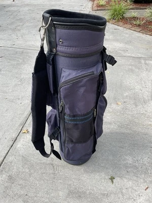Datrek Cart Bag 15 Way Golf Club Rain Hood Divider System 7 Pockets - Image 1 of 4