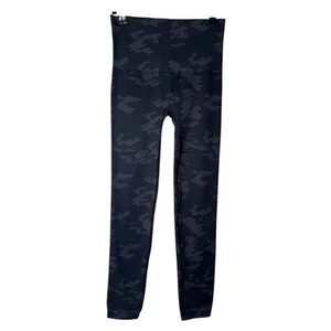 Leggings Spanx Look at Me Now Camuflados Sin Costuras Negro Gris Grande Básico Grapa - Imagen 1 de 9