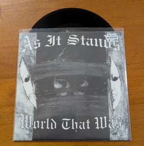 AS IT STANDS - WORLD THAT WAS 7" HARDCORE 1991 MAYDAY INTEGRITY STEP ASIDE JUDGE - Bild 1 von 2