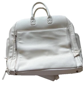 AYLA Co Wickeltasche weiß creme Damen große Tasche Reise Multipocket Handgepäck - Bild 1 von 22
