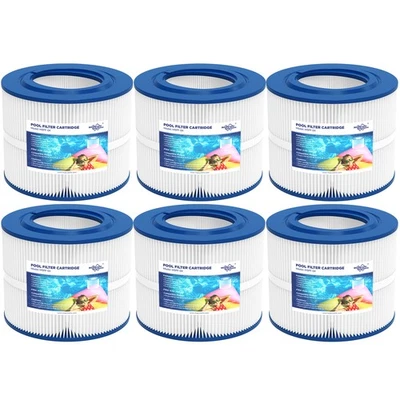 6-Pack Hot Tub Spa Filter Fit for Bullfrog Wellspring 30 Coreless 10-00282 PBF40 - Image 1 of 4