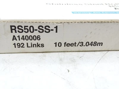 US TSUBAKI RS50-SS-1-A140006 ROLLER CHAIN - Image 1 of 2