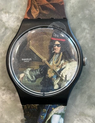 Swatch - Leroicestmoi - SUOB150 - 2018 - New Gent - Luis XIV Foto 1 de 4
