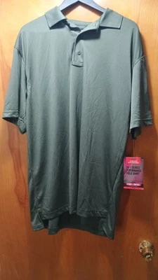 TRU-SPEC Men's Performance Polo 24-7  Short Sleeve Shirt Classic Green XL - Image 1 of 4