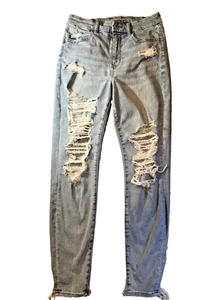 American Eagle Next Level Damen-Jeggingjeans Stretch Curvy hoher Bund Größe 8 - Bild 1 von 8