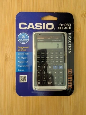Casio fx-260 Solar II Fraction Scientific Calculator - NEW SEALED - Image 1 of 4