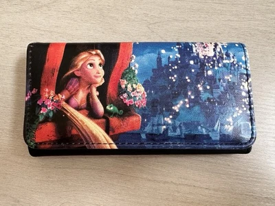 Cartera Larga Loungefly Disney Rapunzel Triple Plegable a Presión 10 Ranuras para Tarjetas Cuero Sintético Foto 1 de 4
