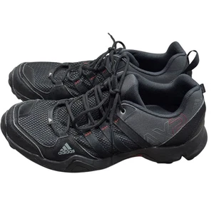 Adidas Mens AX2 Traxion Black Hiking Trail Running Shoes Black Size 9.5 - Picture 1 of 11