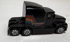 Vintage 1988 Hot Wheels Kenworth 76 Big Rig Black Die Cast 1/64 Scale Loose - Picture 1 of 5