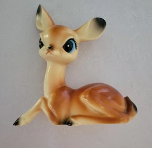Vintage Zelluloid große 7" Rentier Bambi Weihnachten Hirsch Figur Hongkong - Bild 1 von 4