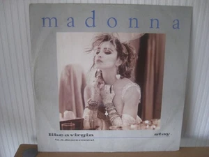 MADONNA- LIKE A VIRGIN/STAY U.S. DANCE REMIX 12" VINYL SIRE 1984 EXC - Picture 1 of 6