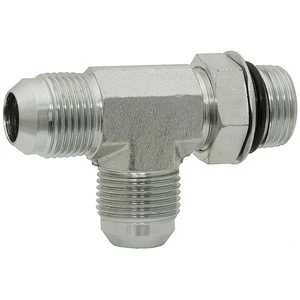 JIC 6 Male x SAE 6 Male x JIC 6 Male Tee 6804-06-06-06 Adapter 9-6804-6-6-6 - Picture 1 of 2