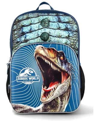 JURASSIC WORLD REBIRTH 17" Premium School Backpack w/ Laptop/Tech Sleeve NWT $30 - Image 1 of 4