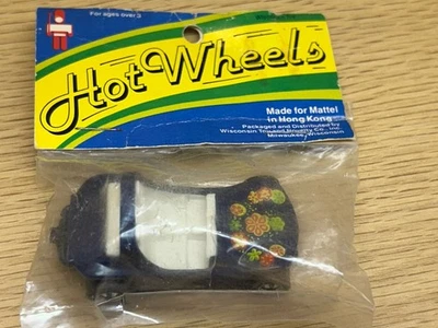 Vintage 1969 Hot Wheels Redline Dune Daddy Dark Blue/White Interior VW Buggy - Image 1 of 4