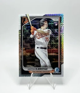 Bowman Heston Kjerstad 2024 cromo mojo refractor #9 novato radiocontrol Baltimore Orioles - Imagen 1 de 2