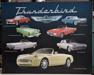 Ford Motor Company Thunderbirds Blechschild: 12"x15" - 7 klassische Thunderbirds - Bild 1 von 5
