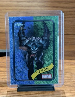Topps 2025 cromo Marvel Venom #149 azul verde brillo 157/199 Foto 1 de 2