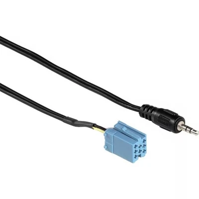 Hama Aux IN Cavo Adattatore Mini-Iso Su 3,5mm Jack per Becker Blaupunkt VDO Ecc. - Immagine 1 di 2