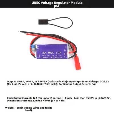 For RC Receivers RC Voltage Regulator For RC Aircraft Power Filter Ferrite Core - Image 1 of 4