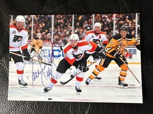 Daniel Briere  Signed Philadelphia Flyers 4x6  Photograph - Picture 1 of 1
