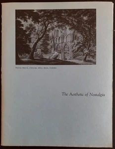 Aesthetic of Nostalgia: English Revivalism 1750-1870 University of Michigan 1968 - Imagen 1 de 3