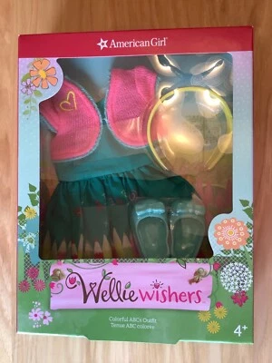 American Girl Wellie Wishers Colorful ABCs Outfit - New