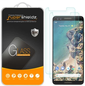 2X Supershieldz Tempered Glass Screen Protector Saver for Google (Pixel 3) - Picture 1 of 5