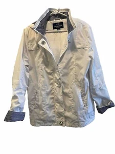 Mackintosh Medium Windbreaker weiß Regenjacke Kapuze maritim Luxus - Bild 1 von 11