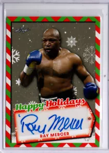 Ray Mercer 2022 Leaf Holiday Auto Autograph Boxing - Picture 1 of 2