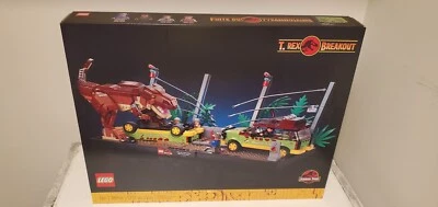 NEW SEALED LEGO JURASSIC PARK 76956 T. REX BREAKOUT DIORAMA RETIRED SET - Image 1 of 3