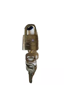 Louis Vuitton Vintage Vorhängeschloss Gold/Messing und 2 Schlüssel #337 - Bild 1 von 4