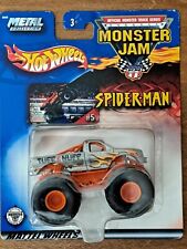 Hot Wheels Monster Trucks Spider-Man Character Vehicle - Connect and Crash  Car Included 30/50 1:64 - Red and Black Vehicle with Giant Wheels