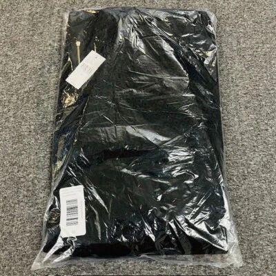 Vestido Layne Bryant Feminino Tamanho 28 Manga Curta Semitransparente Preto - Novo - Imagem 1 de 4