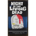 1991 Night of the Living Dead VHS RARE United American Video Horror Nowy/Zapieczętowany