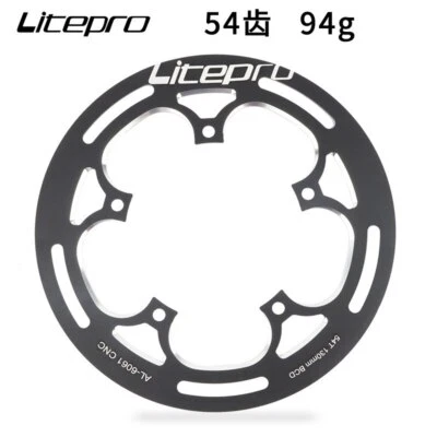 Folding Bike Chainwheel Crankset Bicycle Single Disc Chainring 50/52/53/54T - Image 1 of 4