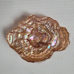 Auster Schmuck Schale 2er Set irisierend Kunstglas Abalone Wohndeko Strand - Bild 1 von 11
